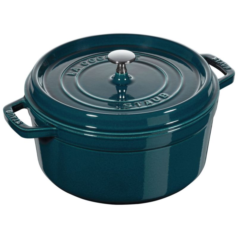 Staub braadpan Cocotte , rond 26 cm - la Mer