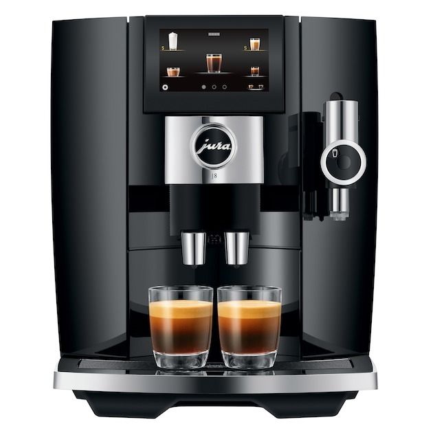 JURA volautomatische koffiemachine bonen J8 pianolak (EA)