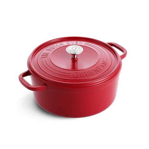 GreenPan Braadpan Rood 26 cm - voorkant