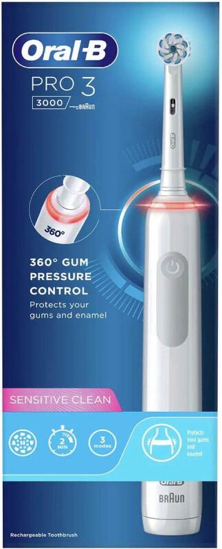 Oral B elektrische tandenborstel PRO 3 3000 SENSITIVE